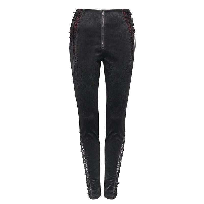 Pantalon vintage à tendance gothique