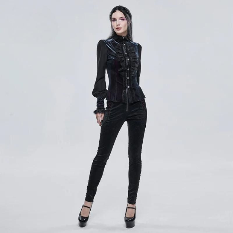 Pantalon vintage de style gothique