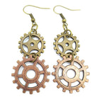 Pendants d'oreilles de style steampunk