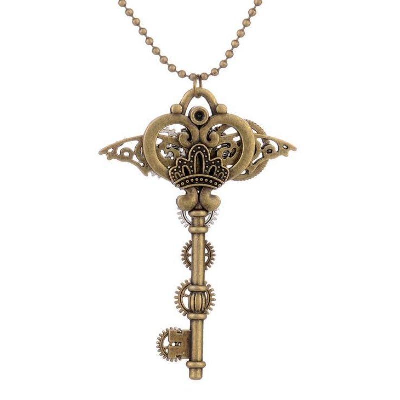 Pendentif clé de style steampunk