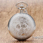 Pendentif montre gousset argent pour femme