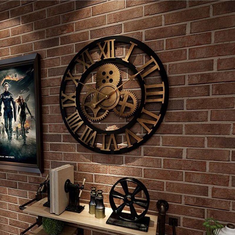 Pendule steampunk destinée au mur