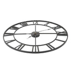 Pendule steampunk noire vintage