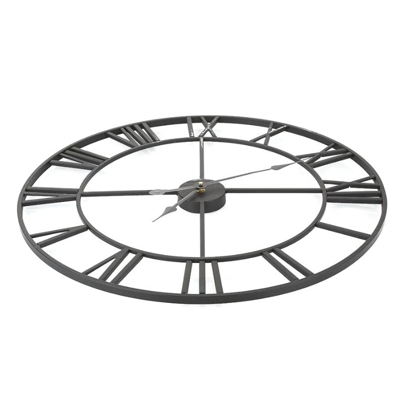 Pendule steampunk noire vintage