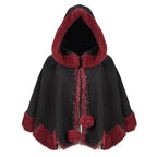 Petite cape féminine d’inspiration victorienne