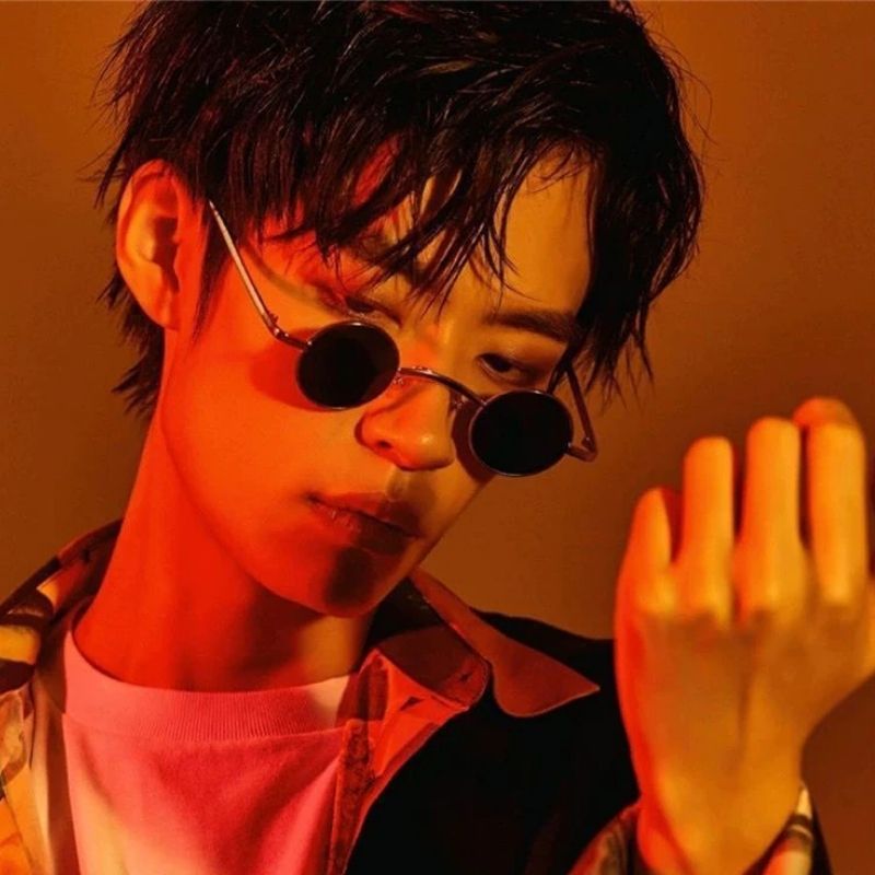 Petites lunettes de forme ronde pour le soleil