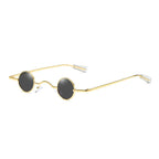 Petites lunettes de soleil rondes