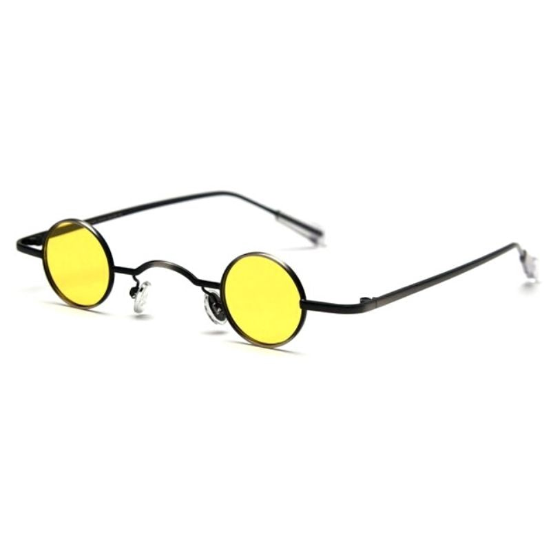 Petites lunettes solaires de forme ronde