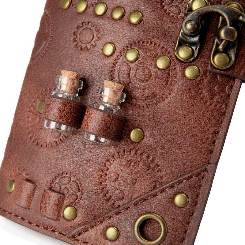Portefeuille au design steampunk