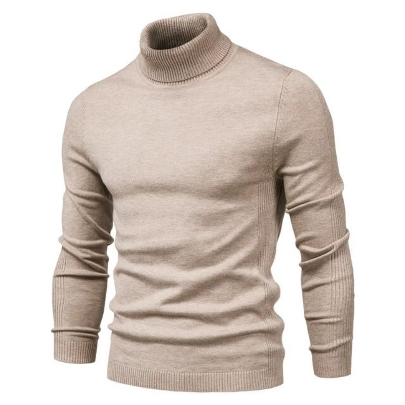 Pull à col roulé slim pour homme