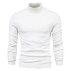 Pull à encolure roulée slim pour homme