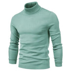 Pull col roulé cintré pour homme