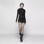 Pull femme au style gothique