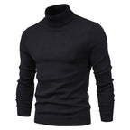 Pull slim à col roulé pour homme
