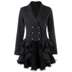 Redingote femme noire de type veste