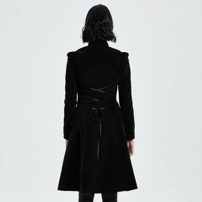 Redingote gothique de type manteau pour femme