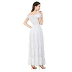Robe au style steampunk blanche