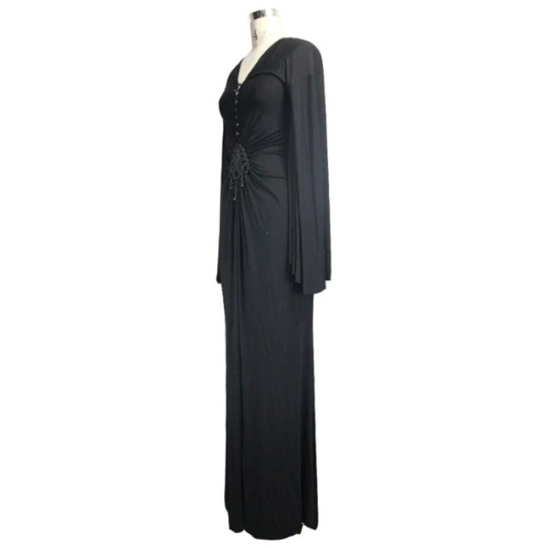 Robe au style steampunk victorien noire