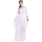 Robe blanche de style victorien