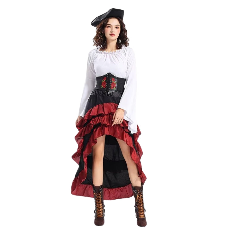 Robe de pirate pour cosplay steampunk