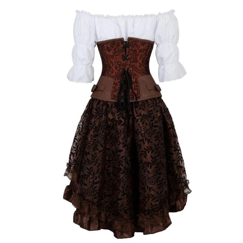 Robe de style steampunk vintage