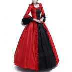 Robe de style victorien rococo