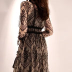 Robe de style vintage en dentelle