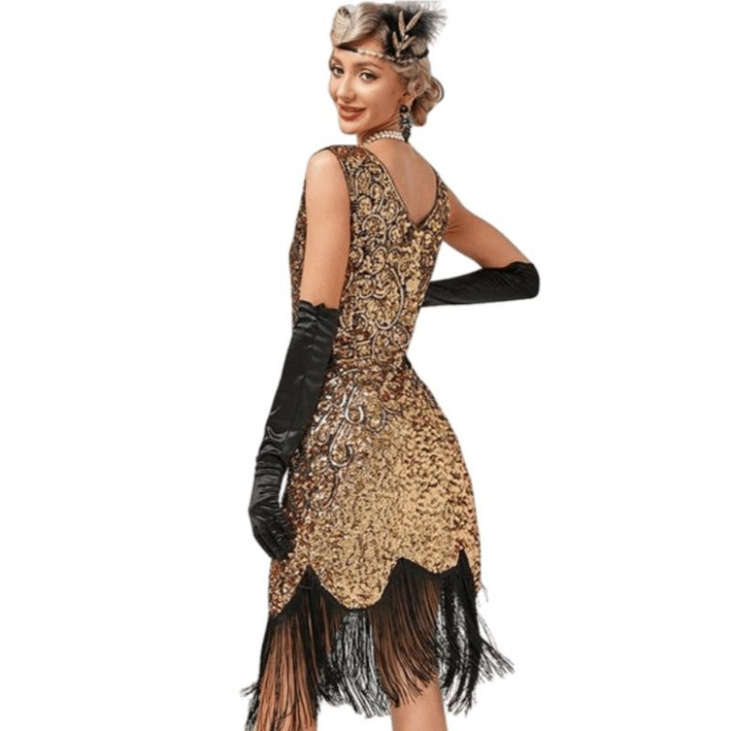 Robe d’inspiration cabaret chic steampunk