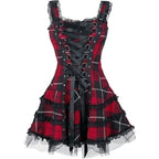 Robe écossaise style Steampunk gothique