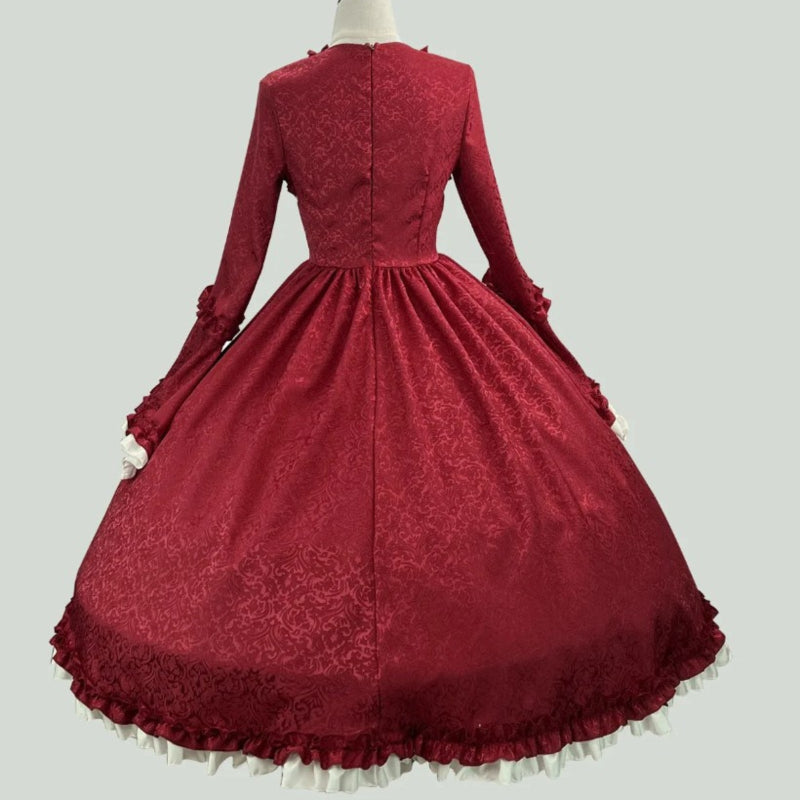 Robe féminine au charme victorien