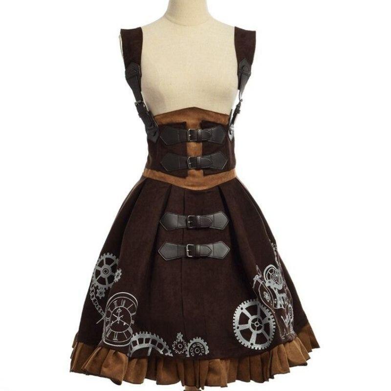 Robe féminine d’inspiration victorienne