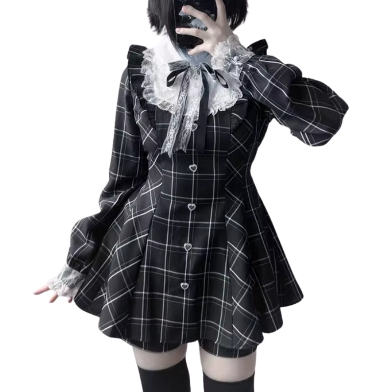 Robe gothique de style Lolita Steampunk