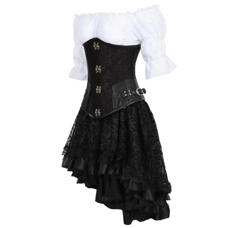Robe grande taille au style steampunk
