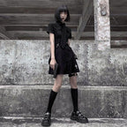 Robe inspirée des univers Lolita et punk
