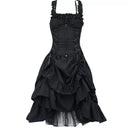 Robe noire victorienne gothique
