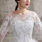 Robe nuptiale d’inspiration victorienne