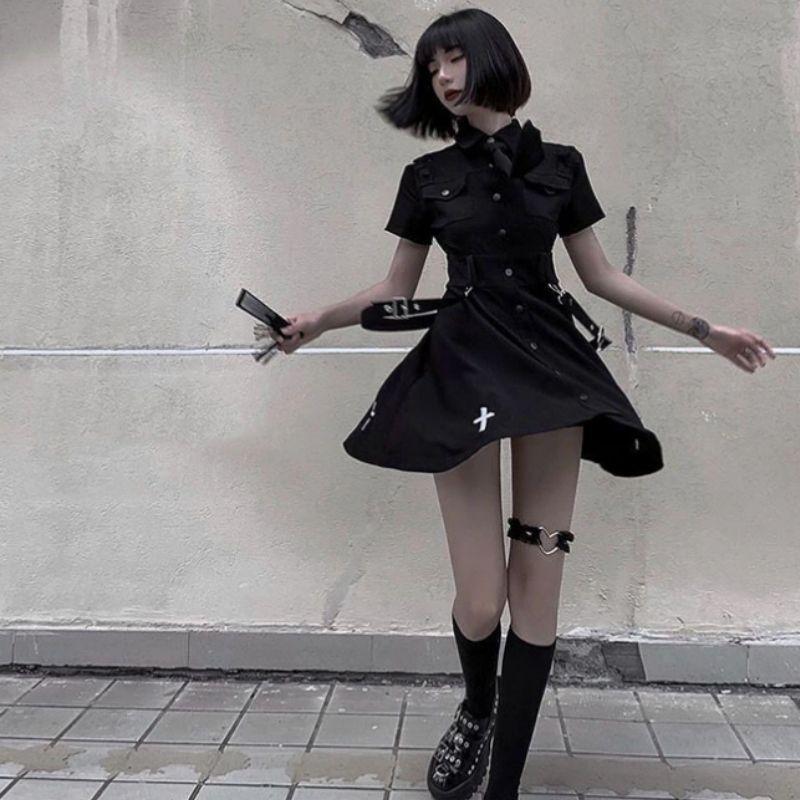 Robe punk d’inspiration Lolita