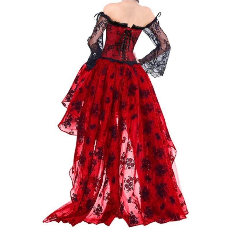 Robe rouge style steampunk