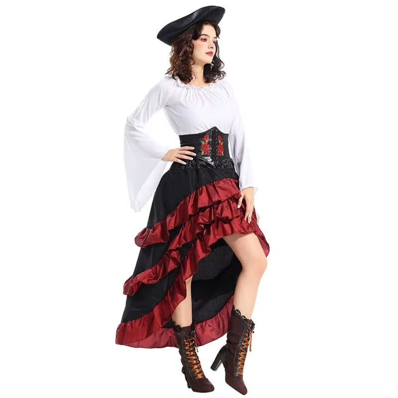 Robe steampunk pour cosplay pirate