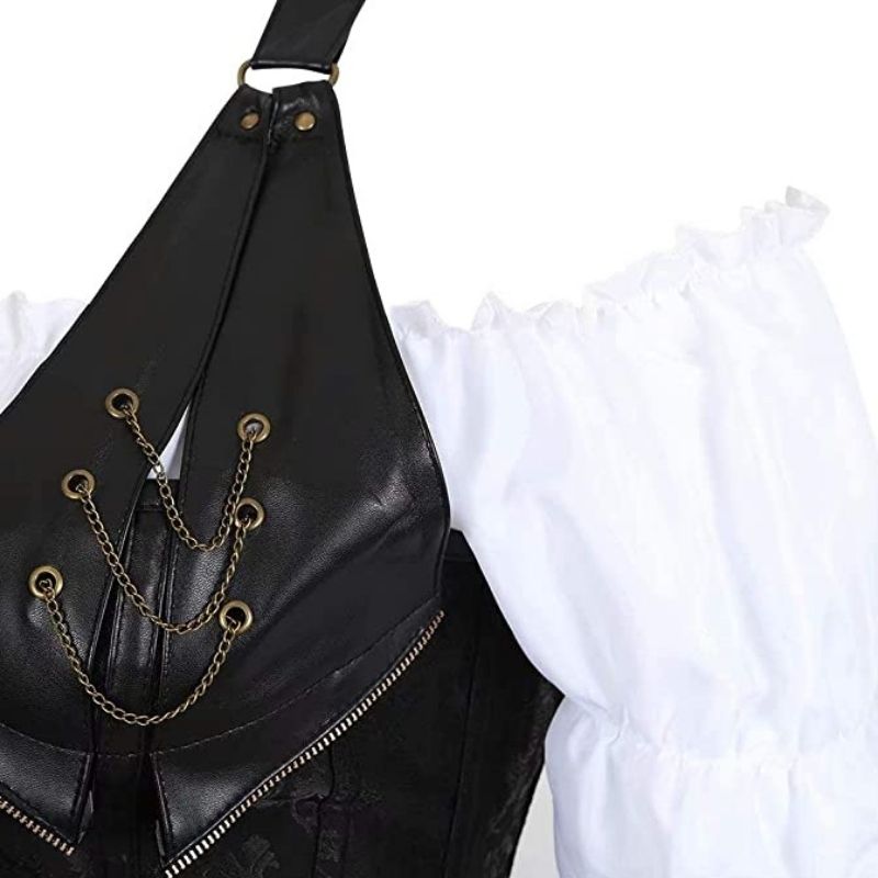 Robe style corset steampunk