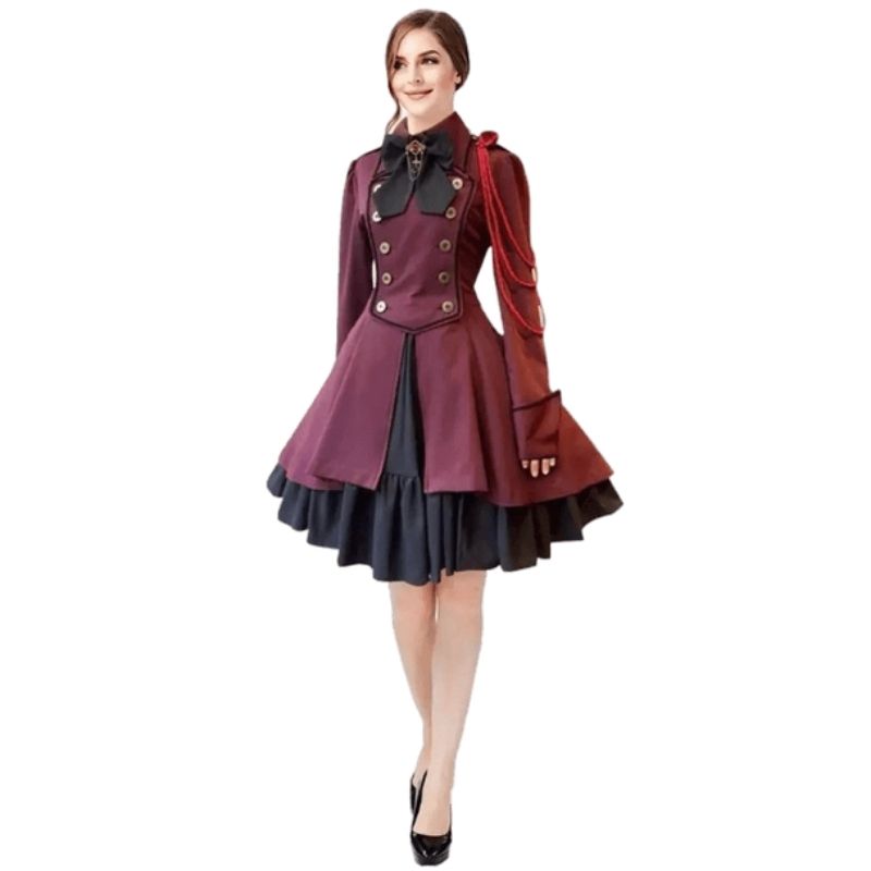 Robe victorienne au style vintage