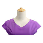 Robe vintage dans les tons violets