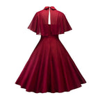 Robe vintage de couleur rouge
