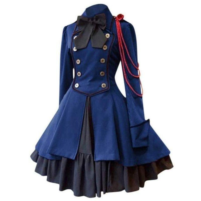 Robe vintage d’inspiration victorienne