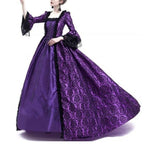 Robe violette de mariage gothique et steampunk