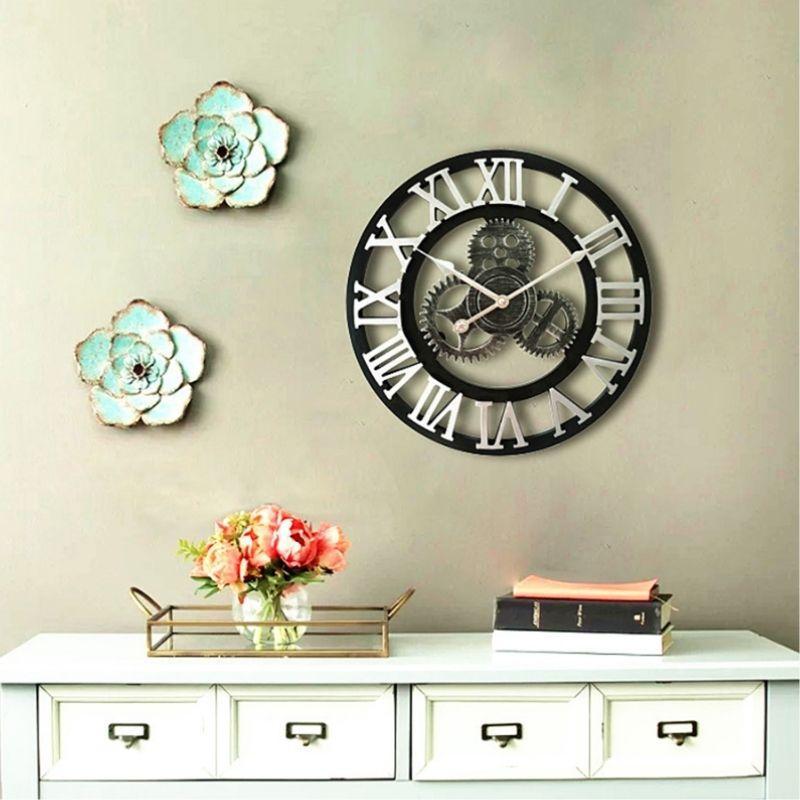 Rouage steampunk sur une horloge