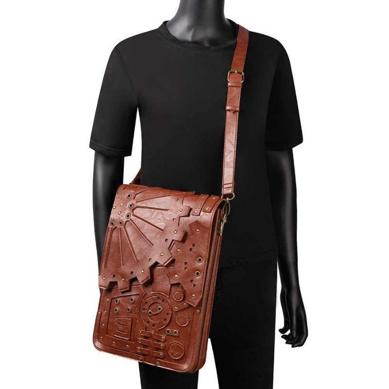 Sac à dos au design steampunk