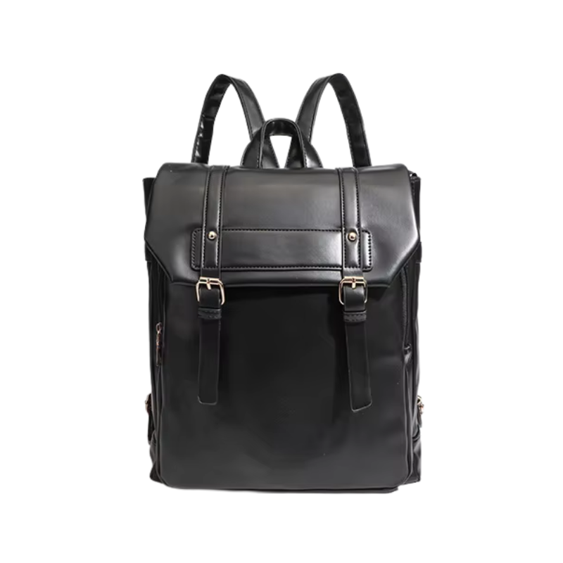 Sac à dos en PU féminin au charme vintage