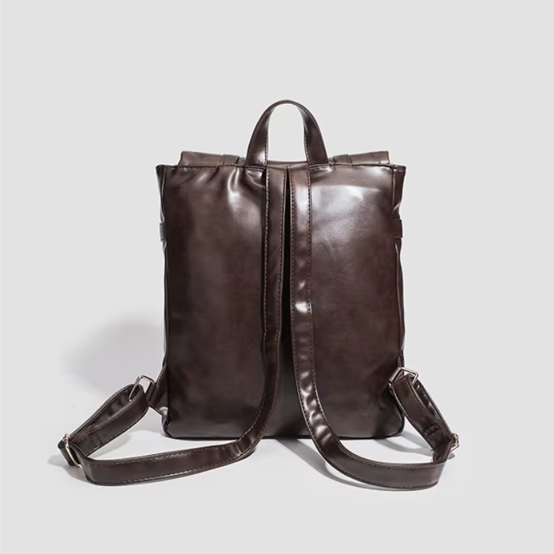 Sac à dos en PU pour femme esprit vintage
