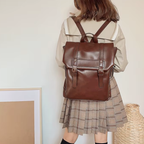 Sac à dos pour femme façon vintage en PU